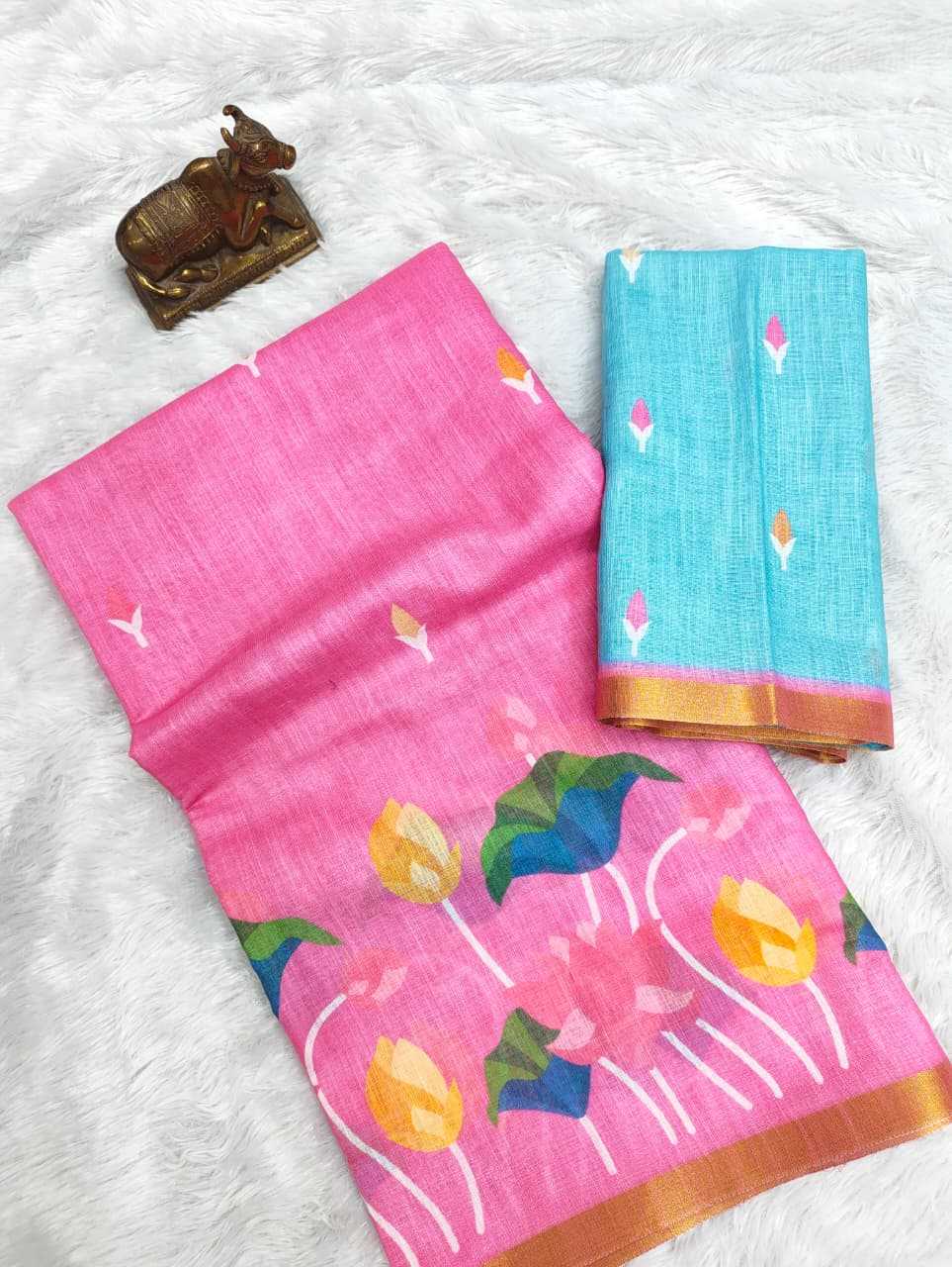 Linen Fancy Saree