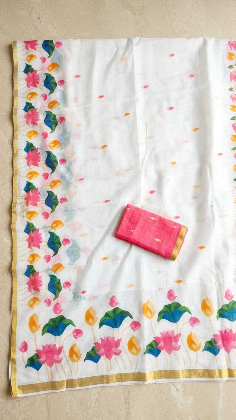 Linen Fancy Saree