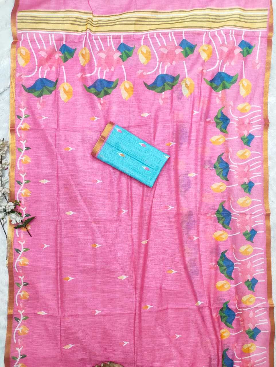 Linen Fancy Saree