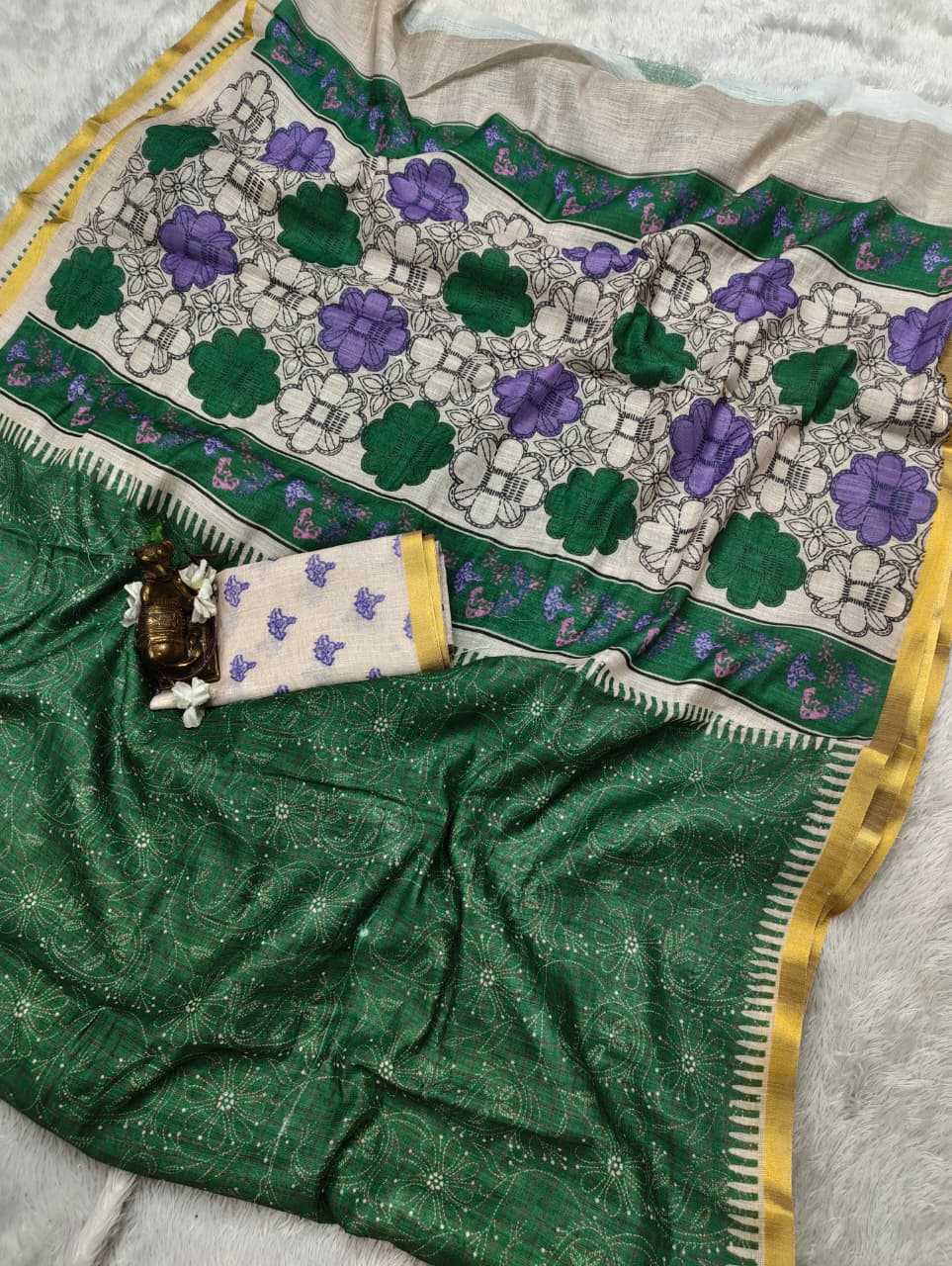 Linen Designer Saree