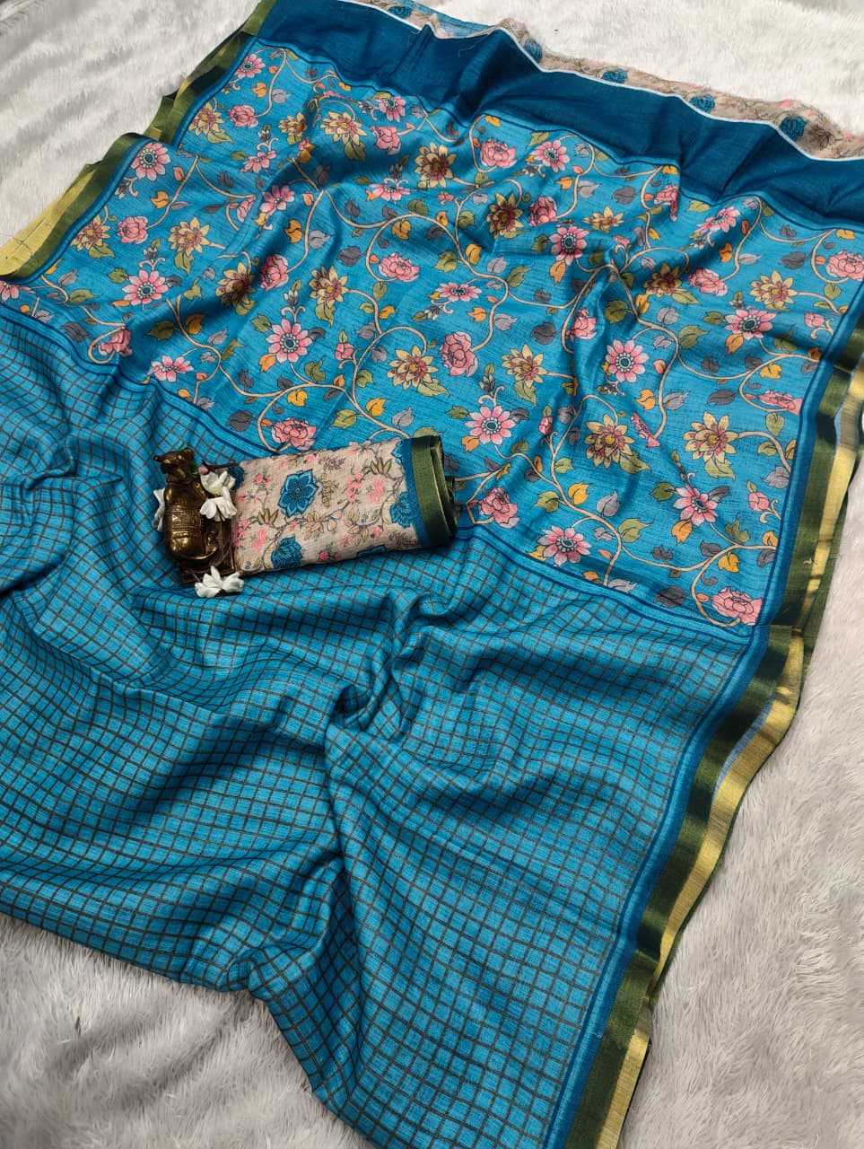 Linen Designer Saree