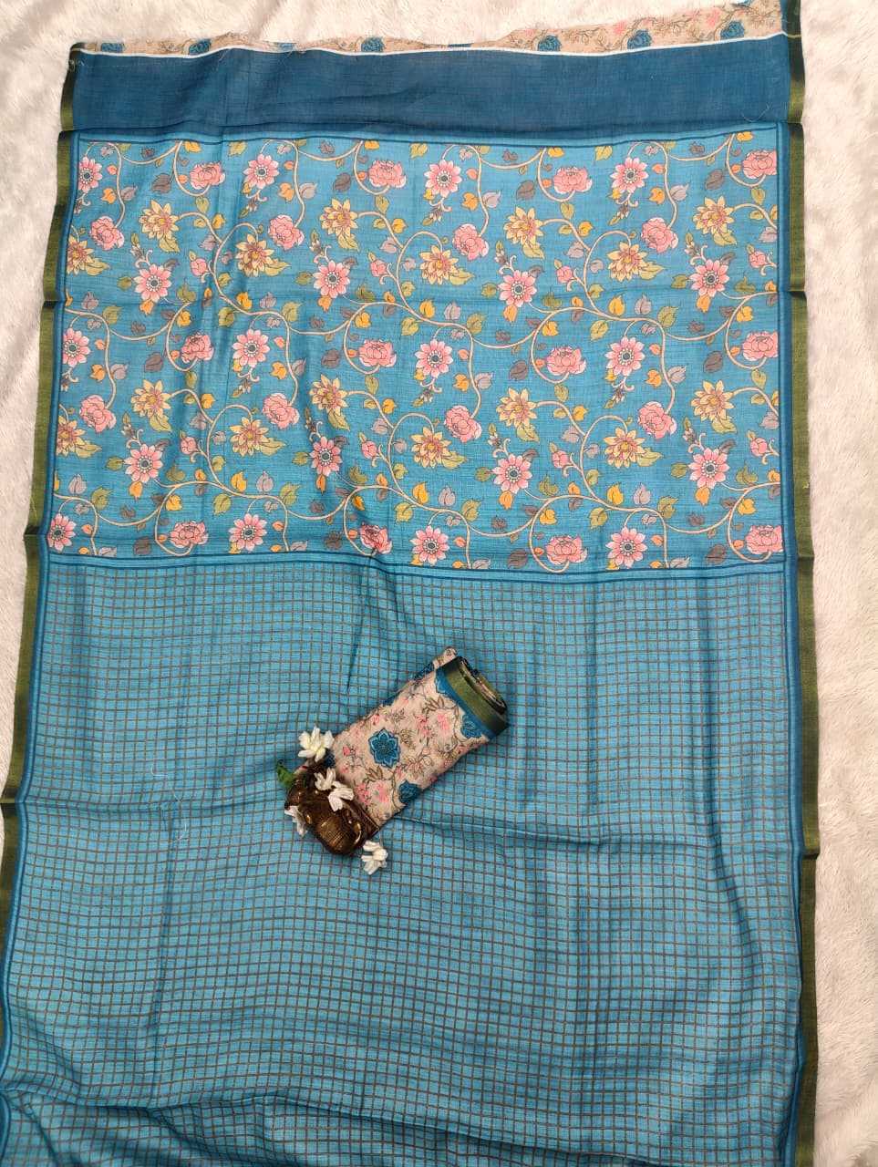 Linen Designer Saree
