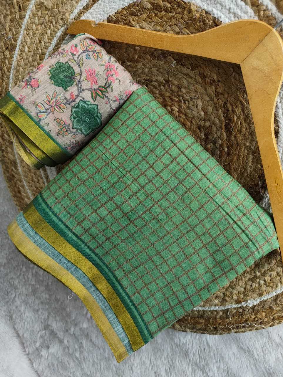 Linen Designer Saree