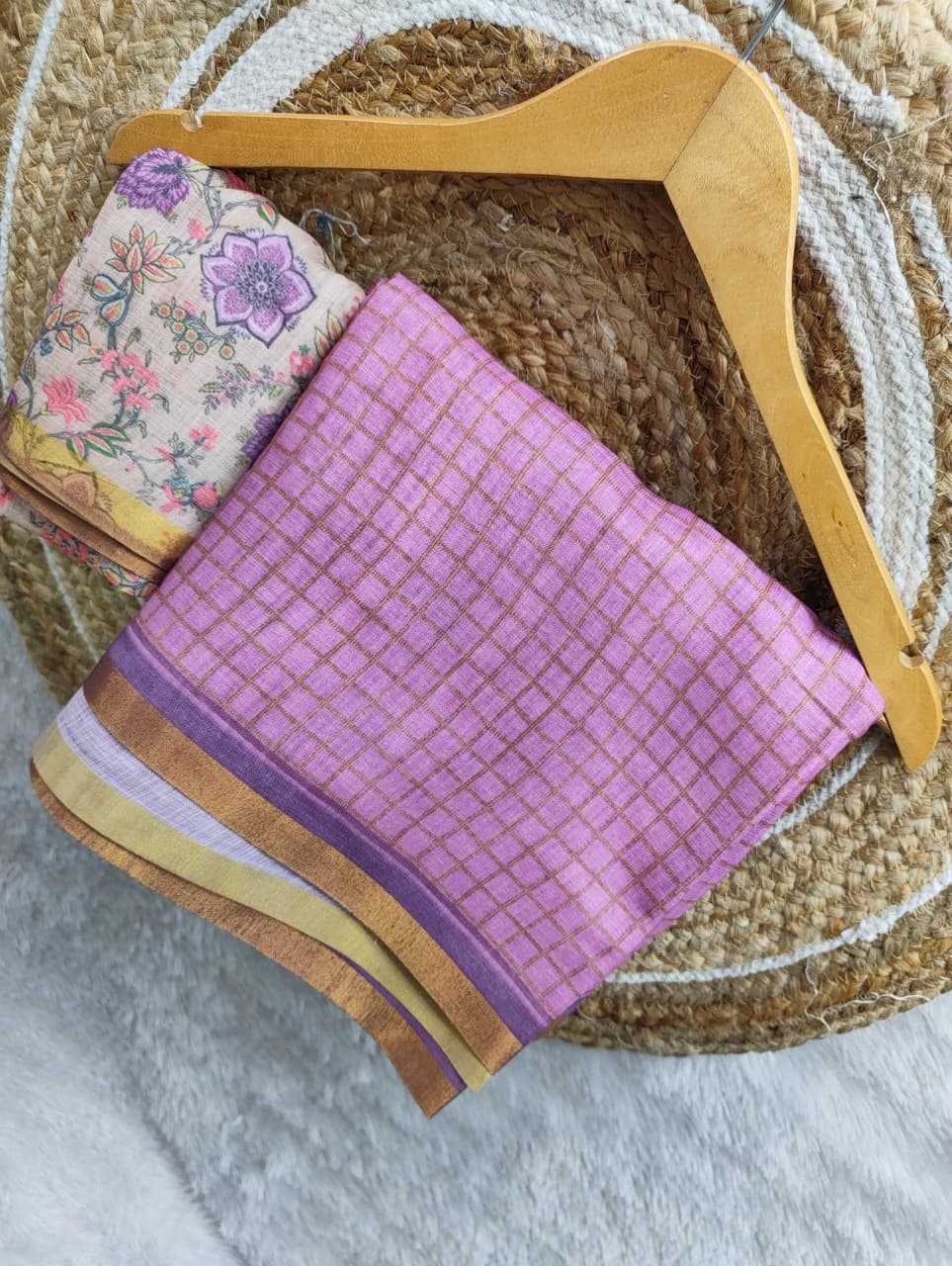 Linen Designer Saree