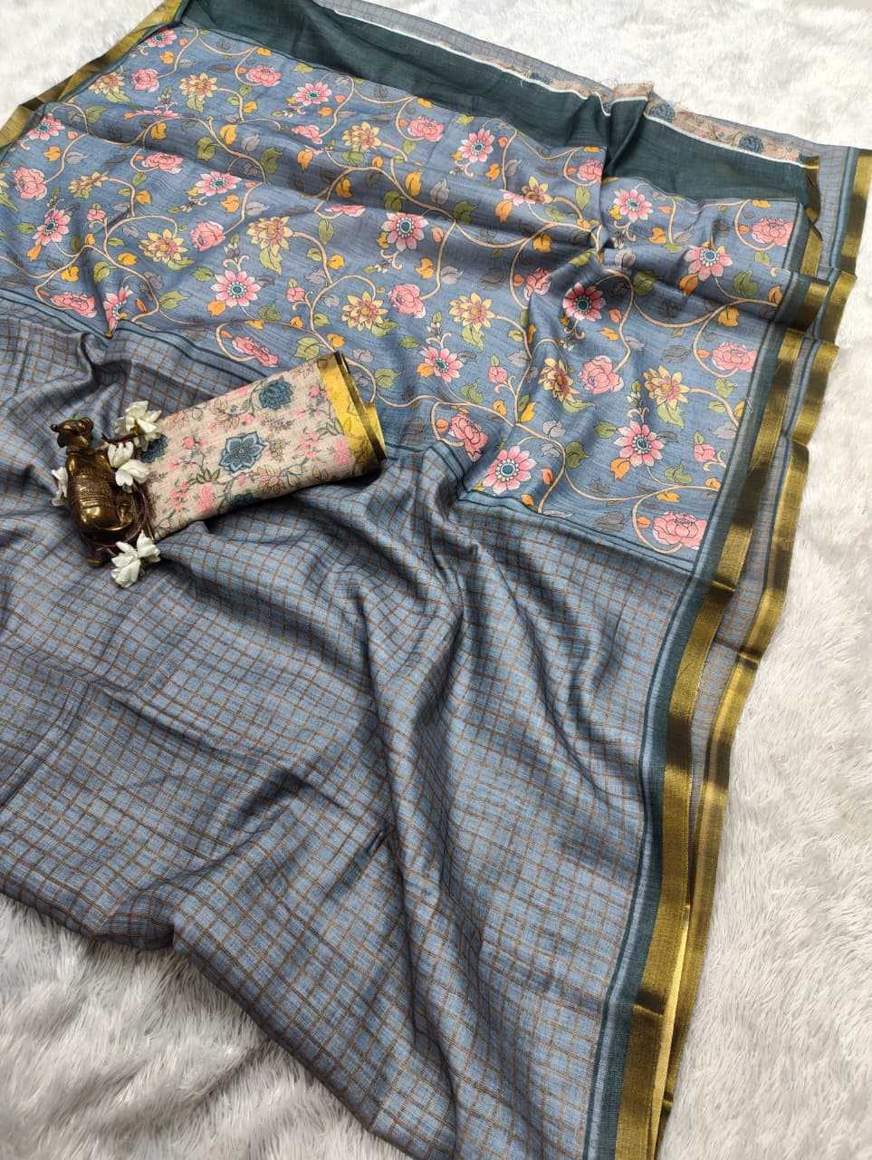 Linen Designer Saree