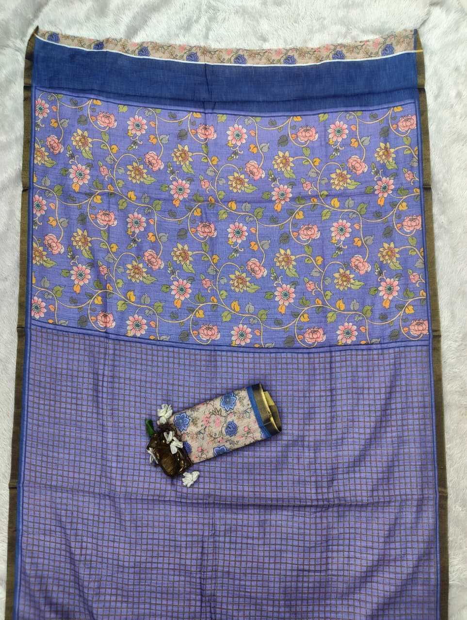Linen Designer Saree