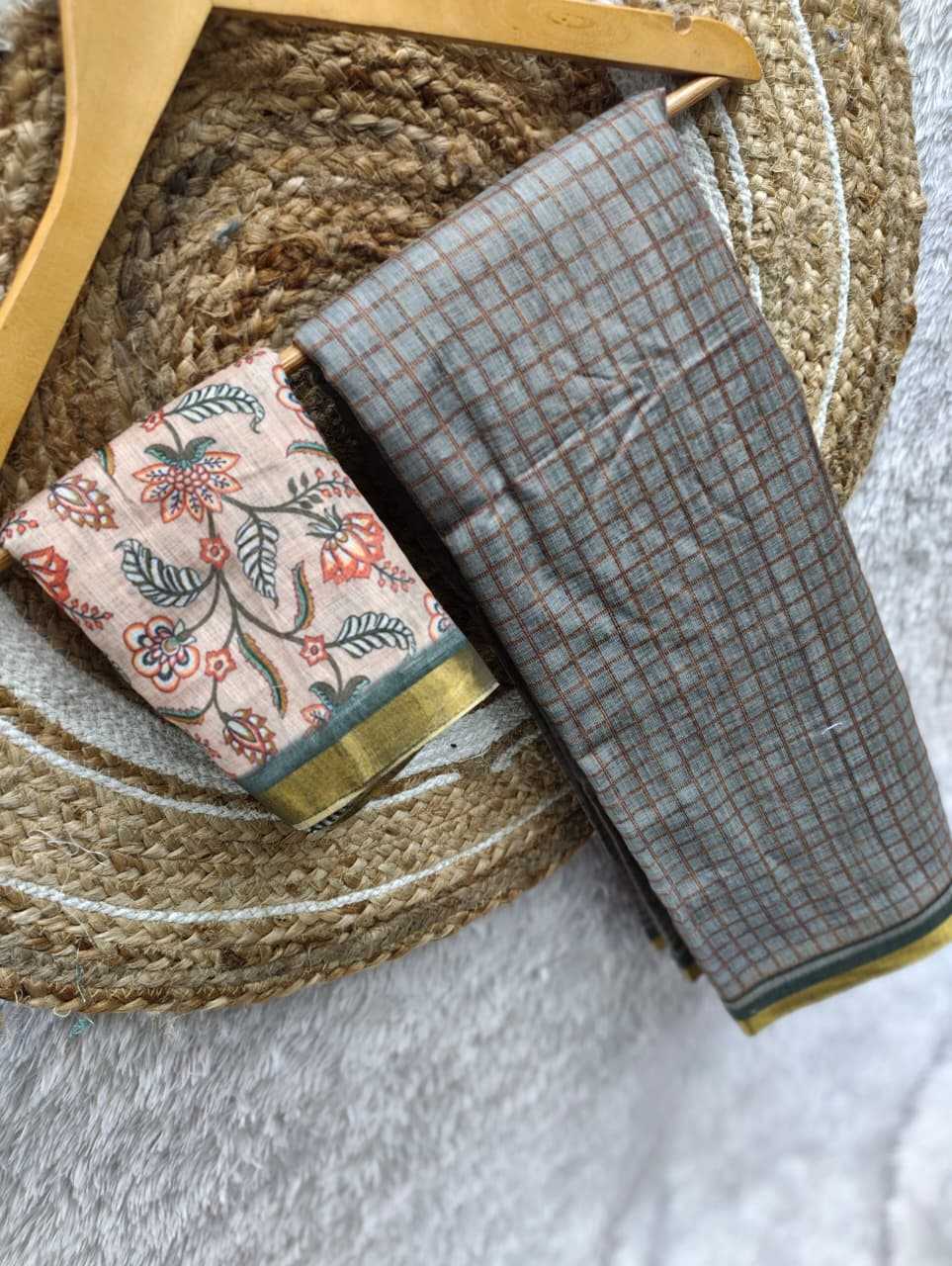 Linen Printed Saree