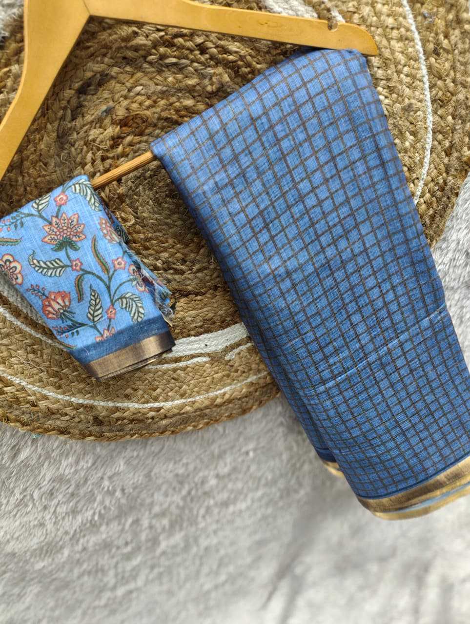 Linen Printed Saree