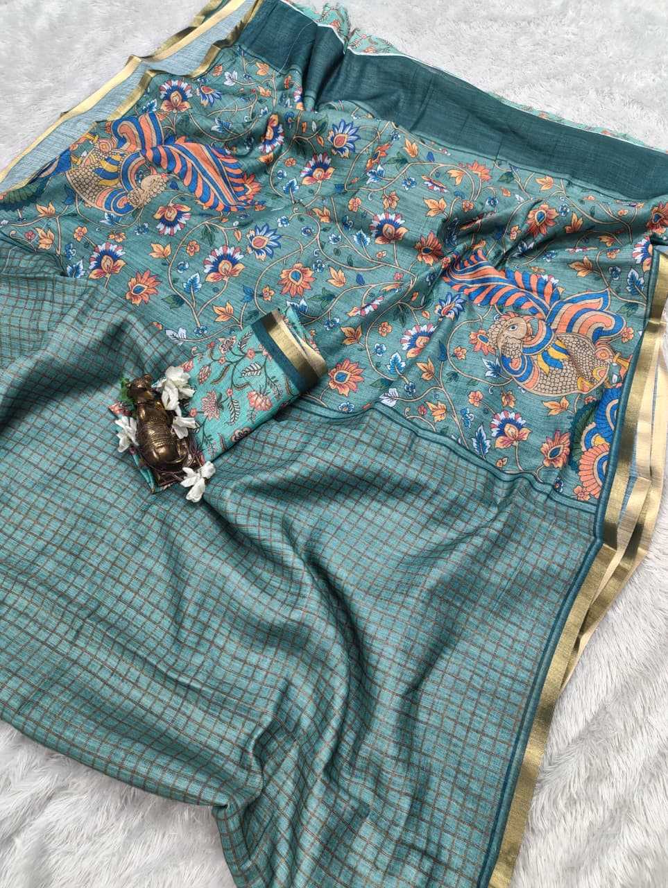 Linen Printed Saree