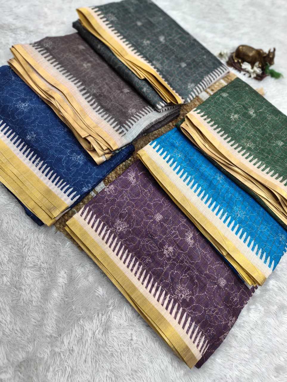 Linen Printed Saree