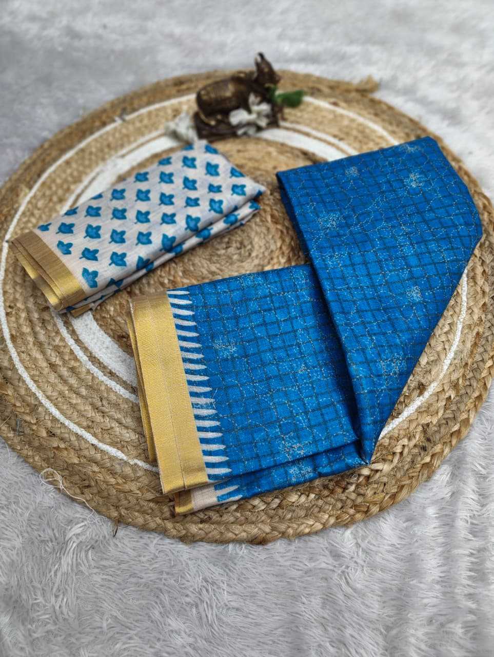 Linen Printed Saree