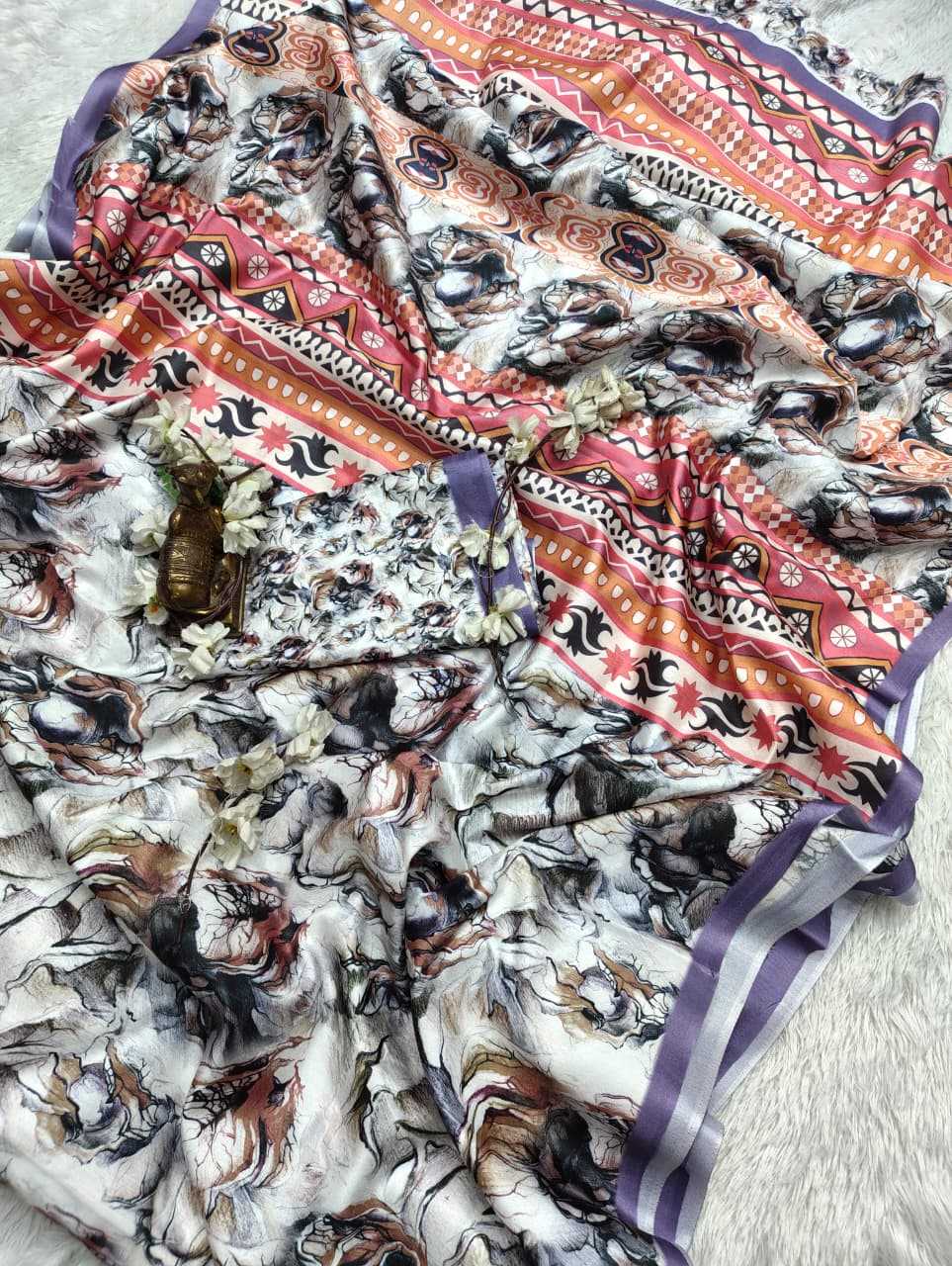 Printed Silk Saree
