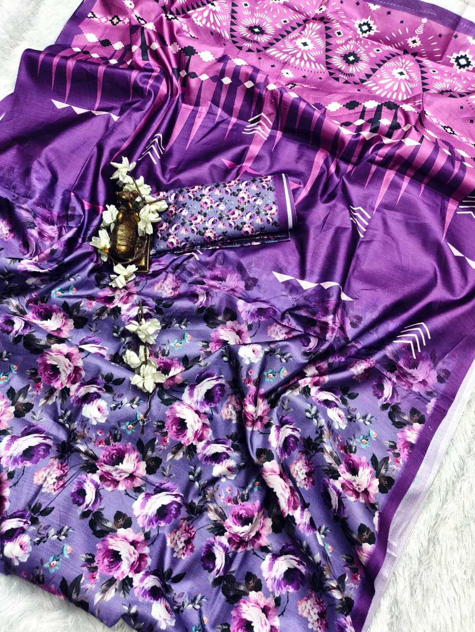 Printed Silk Saree
