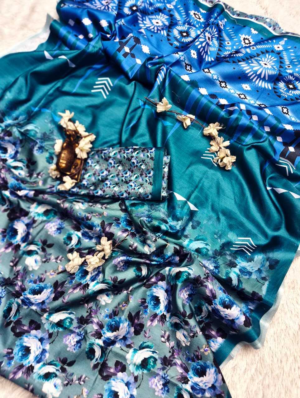 Printed Silk Saree