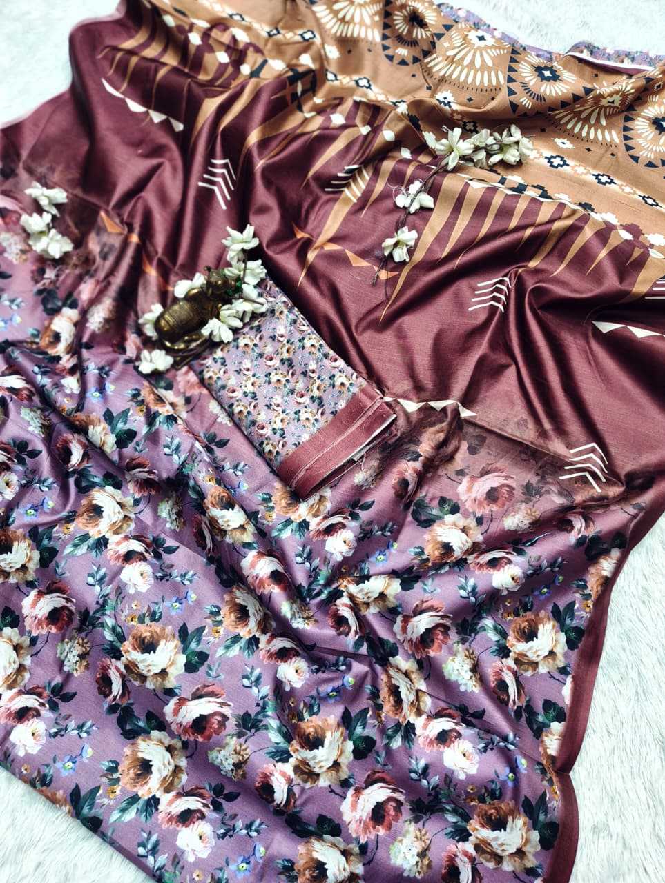 Printed Silk Saree