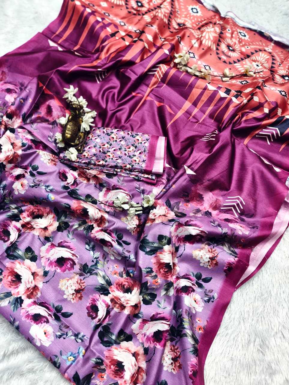 Printed Silk Saree