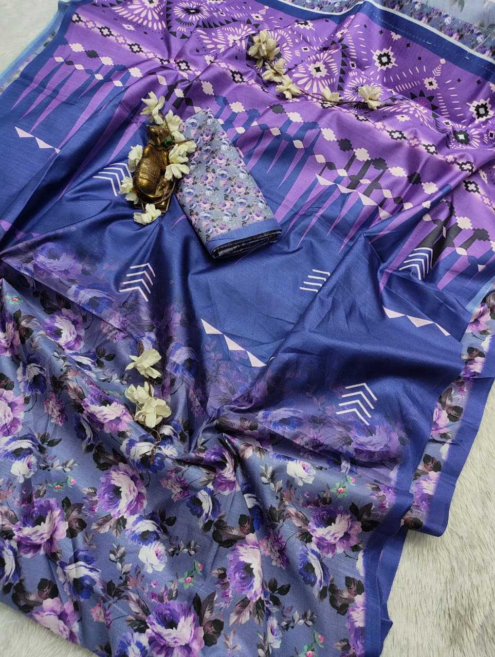 Printed Silk Saree