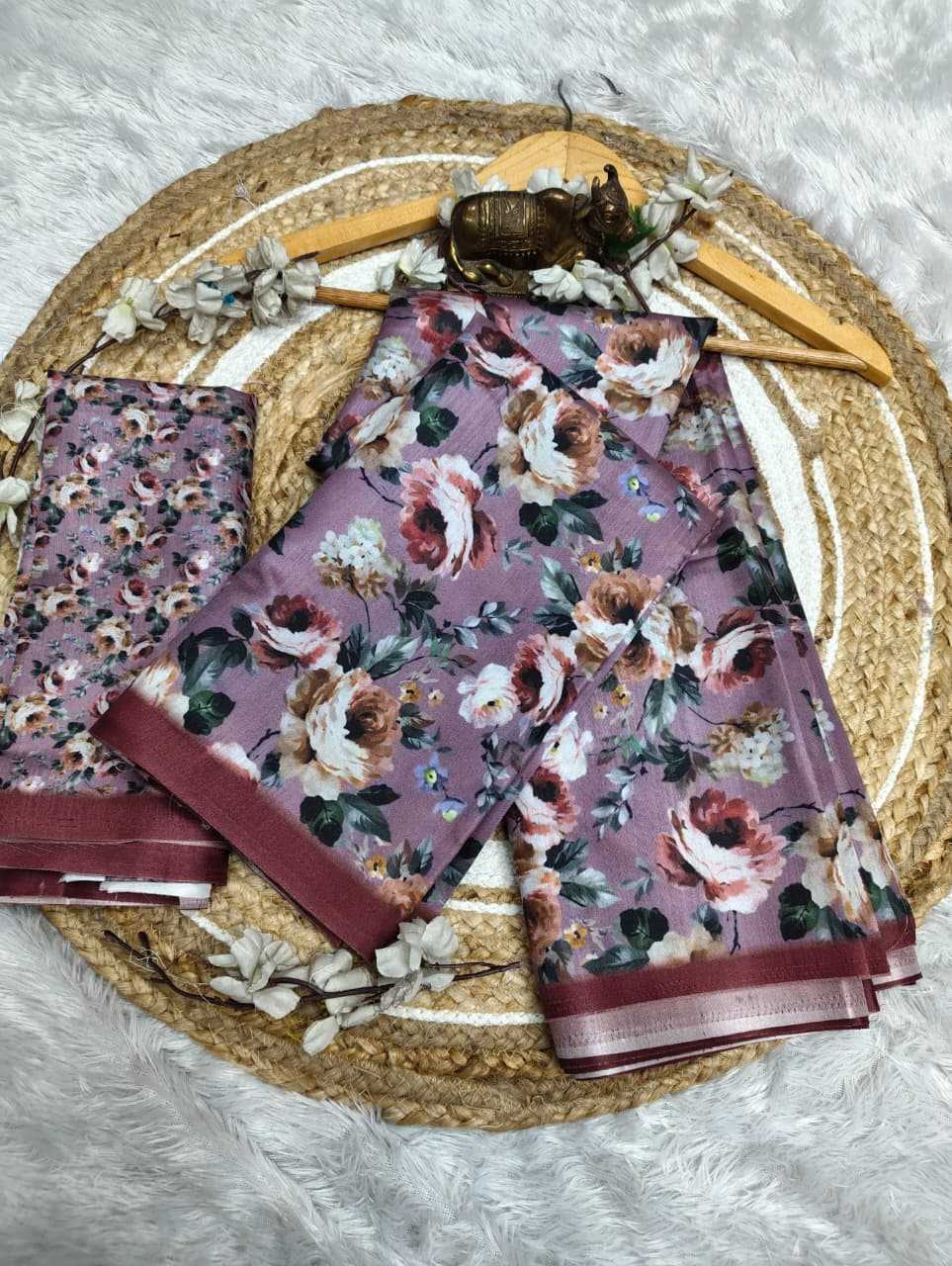 Printed Silk Saree