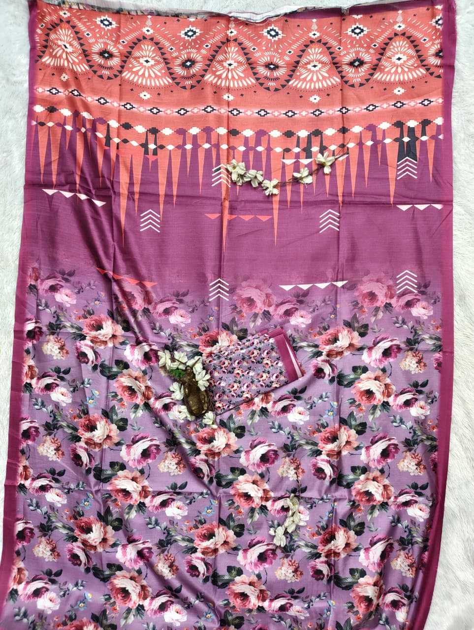 Printed Silk Saree