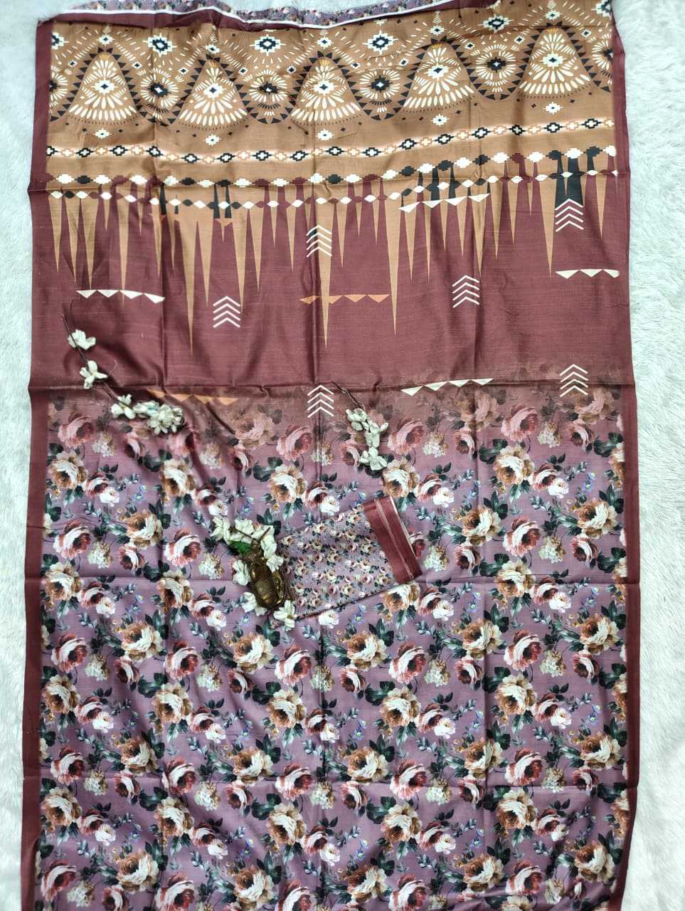 Printed Silk Saree