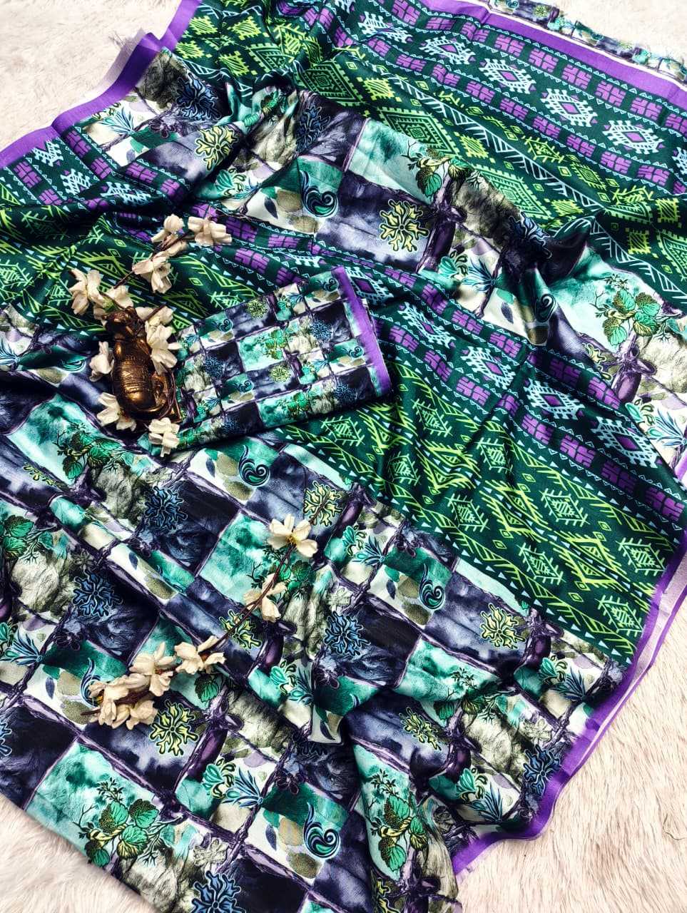 Printed Silk Saree