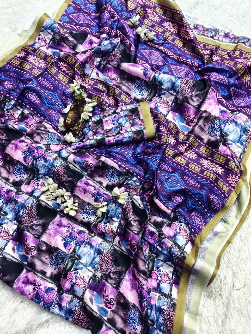 Printed Silk Saree