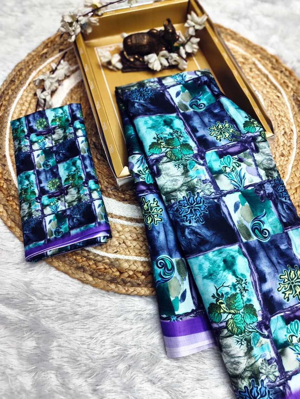 Printed Silk Saree