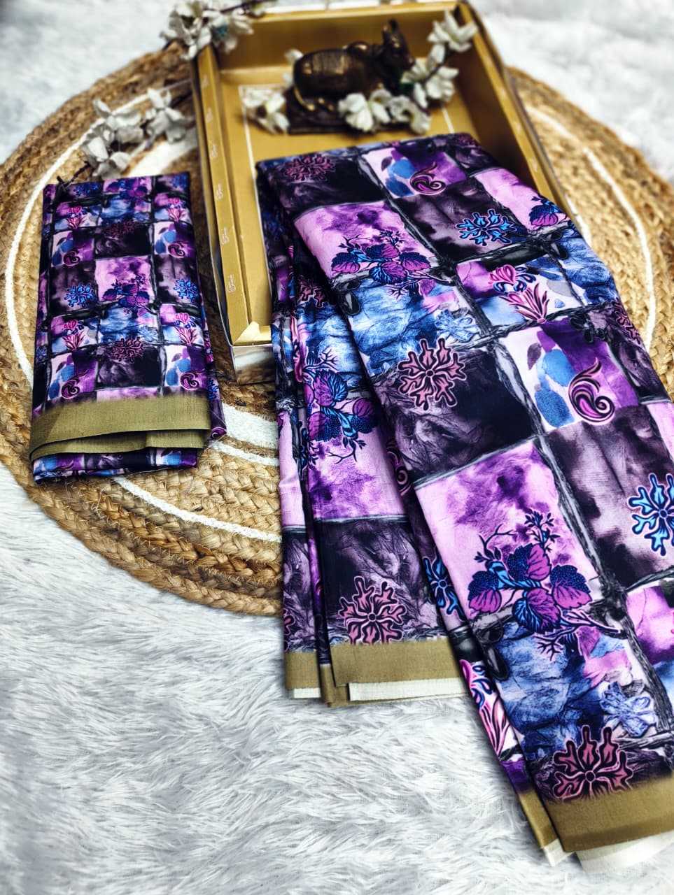 Printed Silk Saree