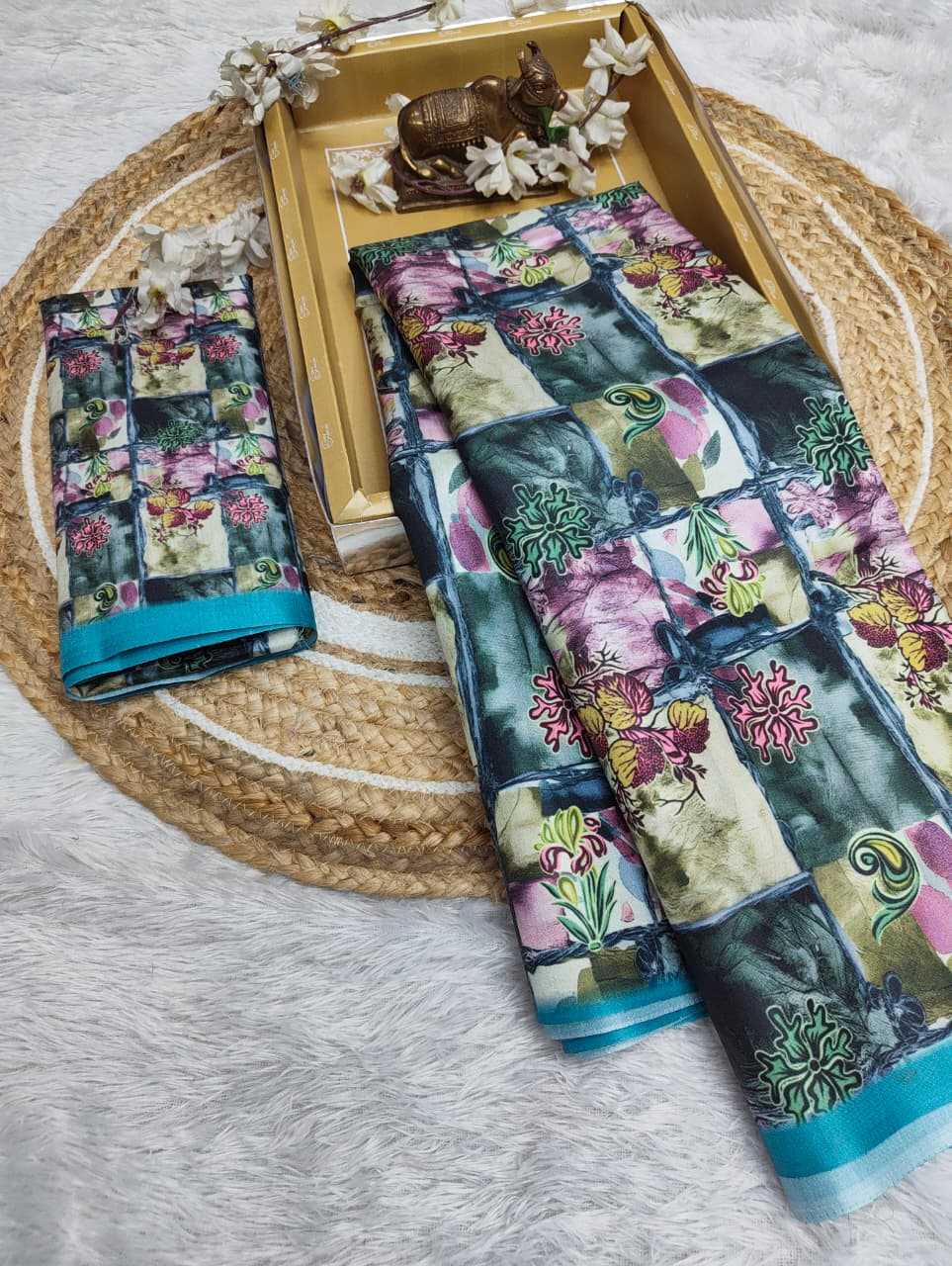 Printed Silk Saree