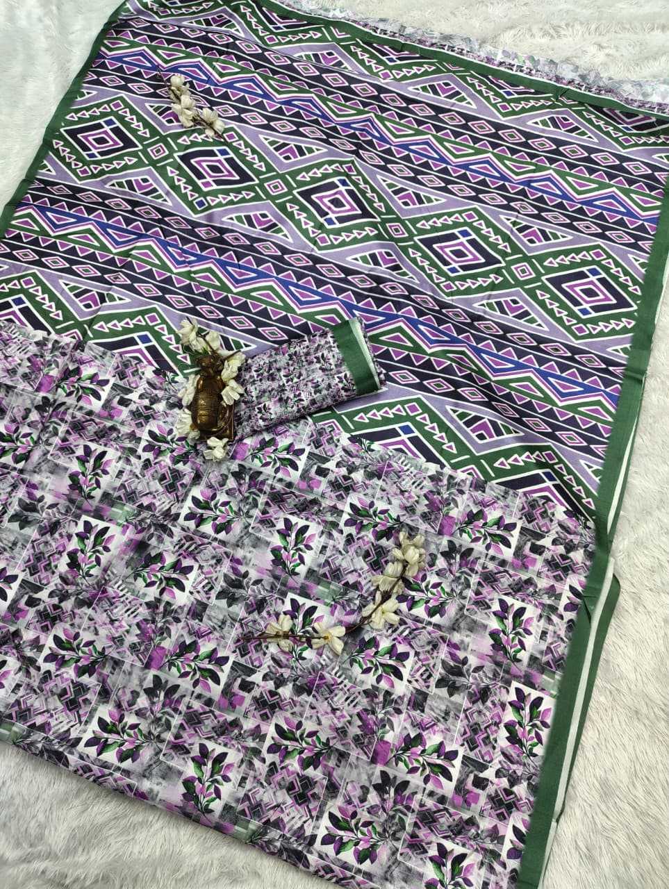 Printed Silk Saree