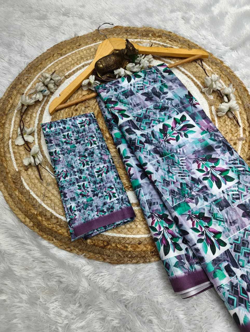 Printed Silk Saree