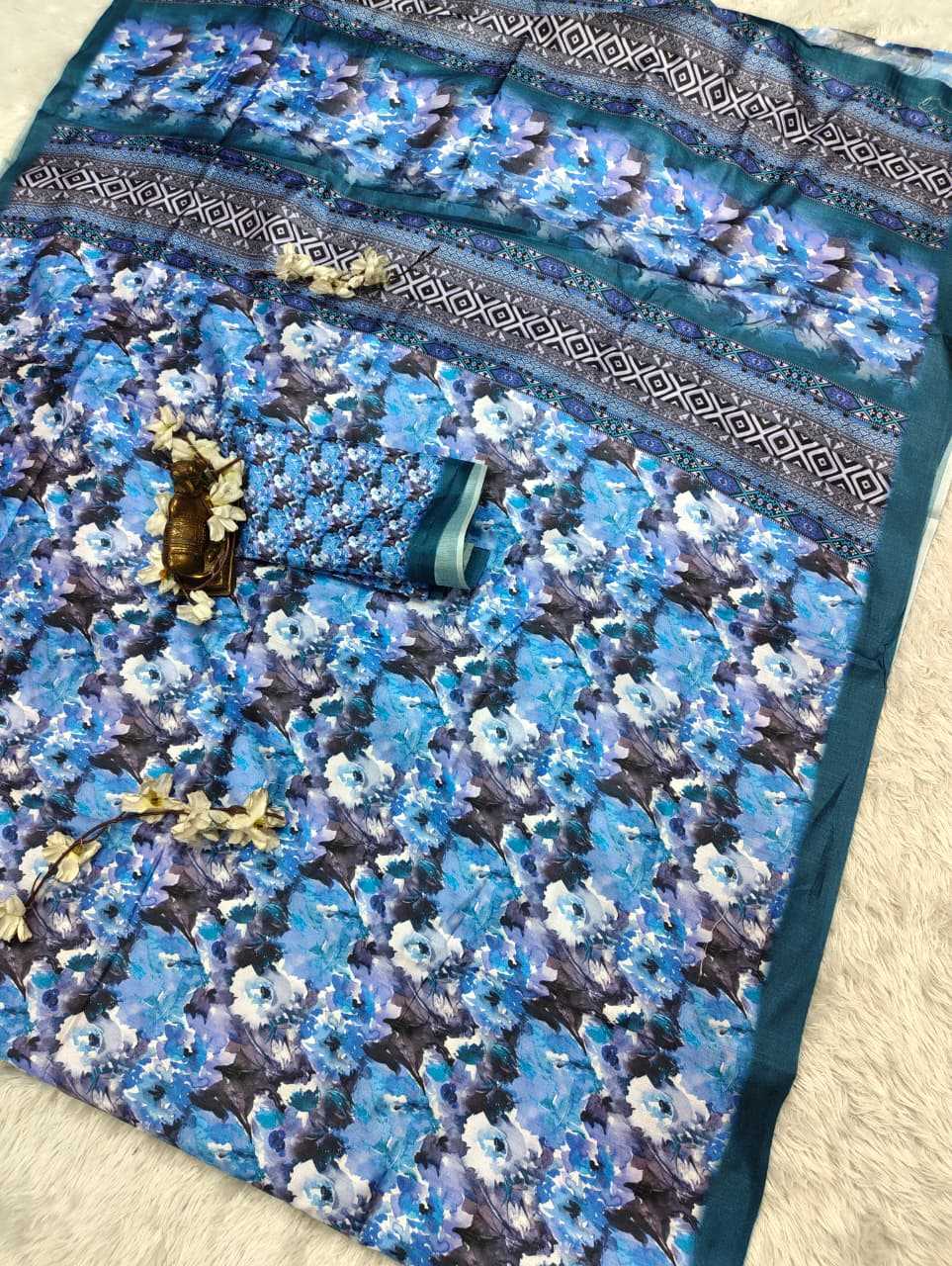 Printed Silk Saree