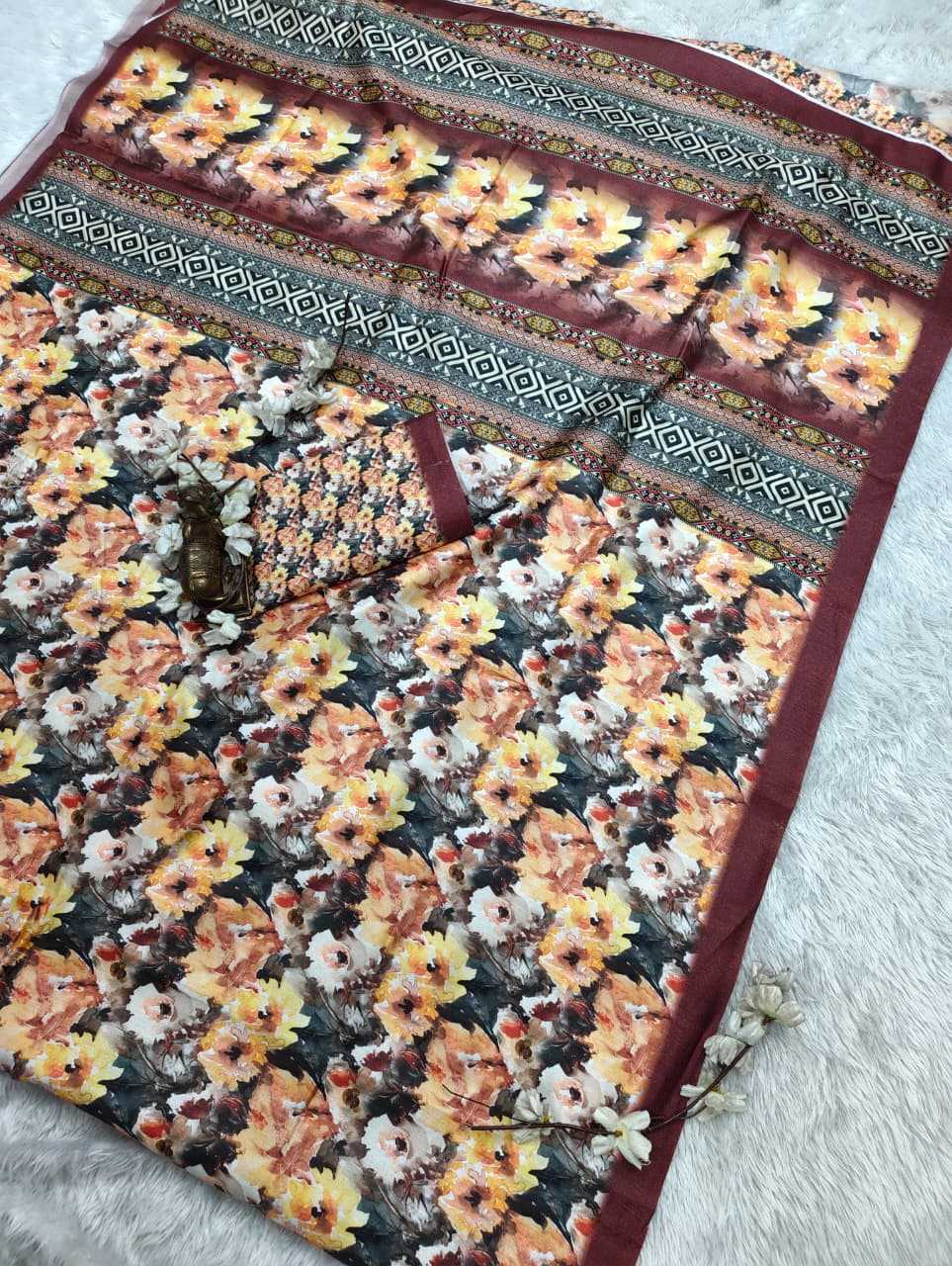 Printed Silk Saree
