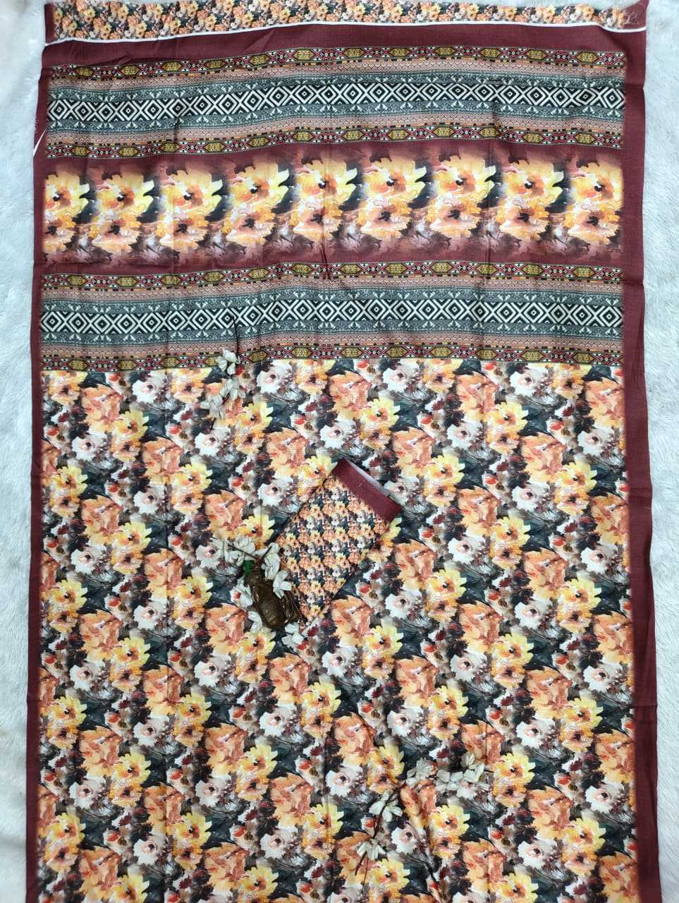 Printed Silk Saree