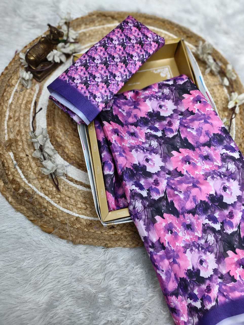 Printed Silk Saree