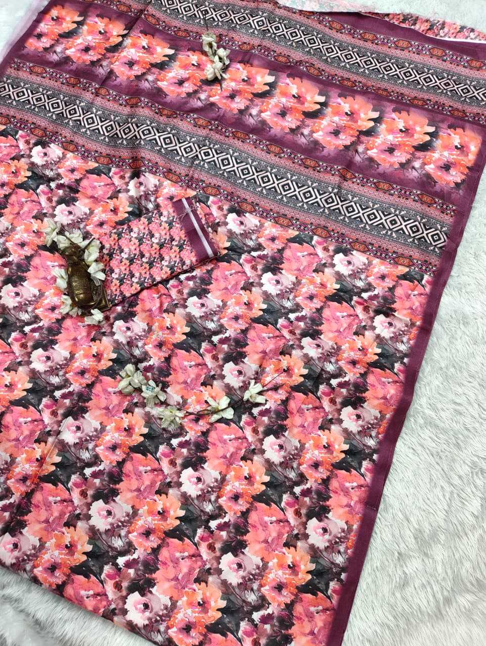 Printed Silk Saree