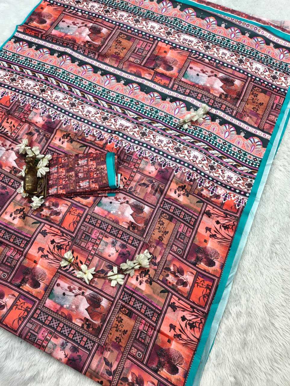 Printed Silk Saree