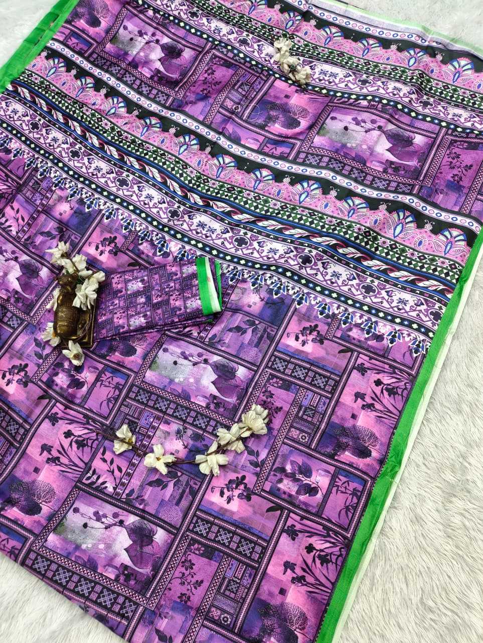Printed Silk Saree