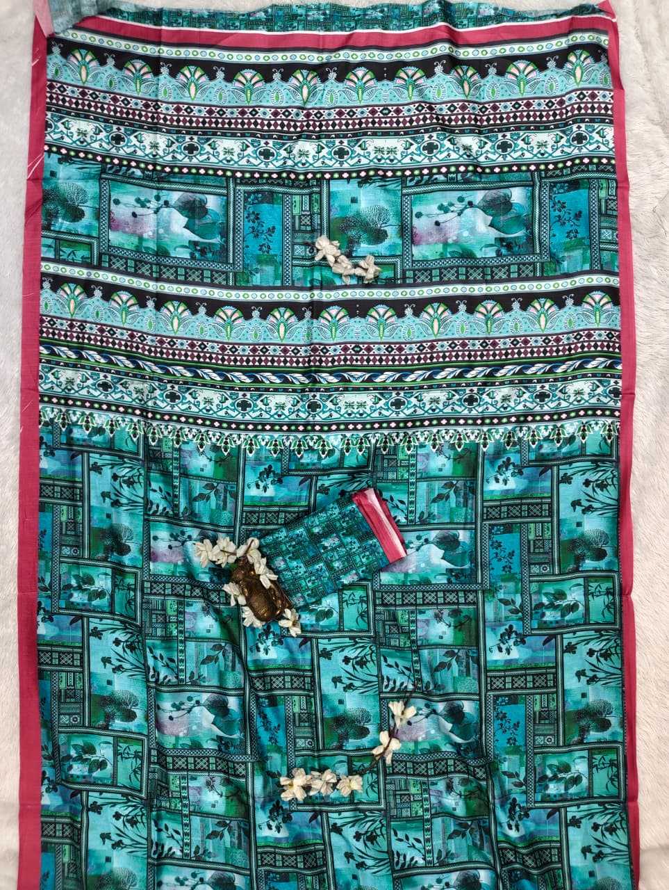 Printed Silk Saree
