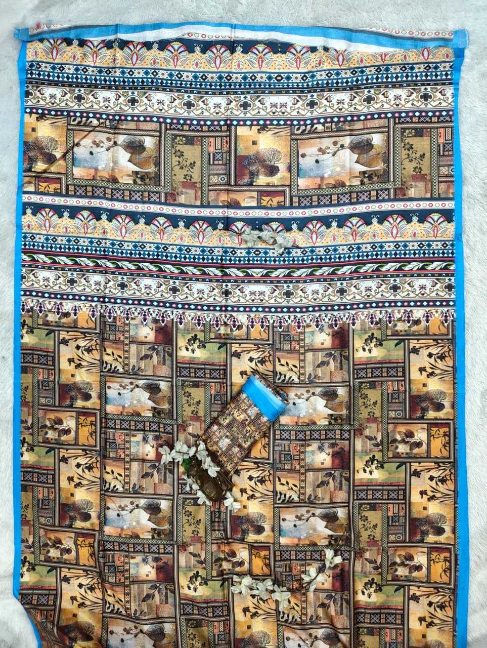Printed Silk Saree