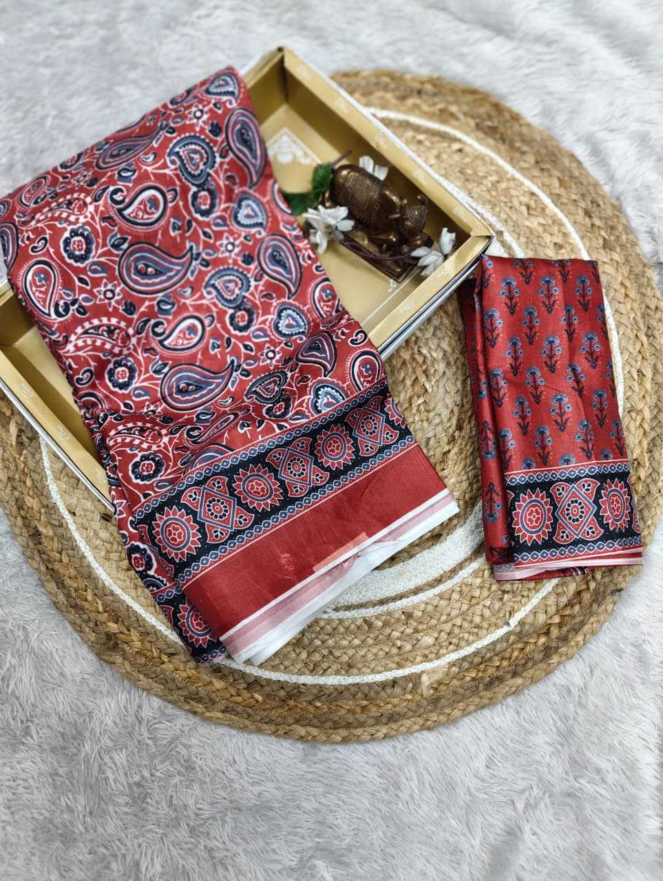 Premium Silk Printed Saree