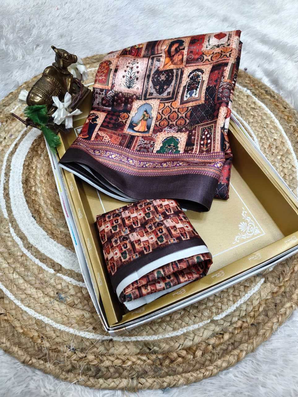 Premium Silk Printed Saree