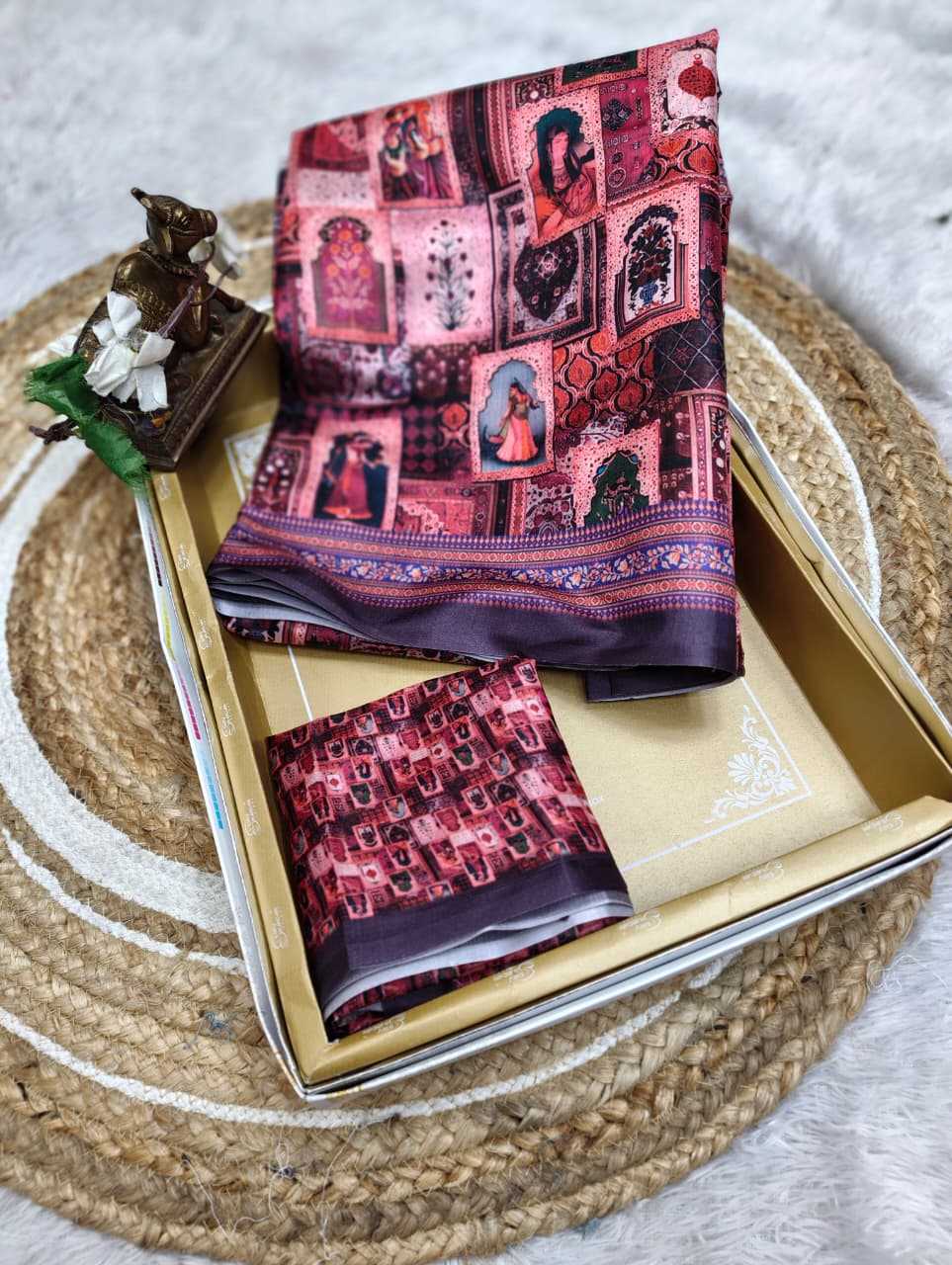 Premium Silk Printed Saree