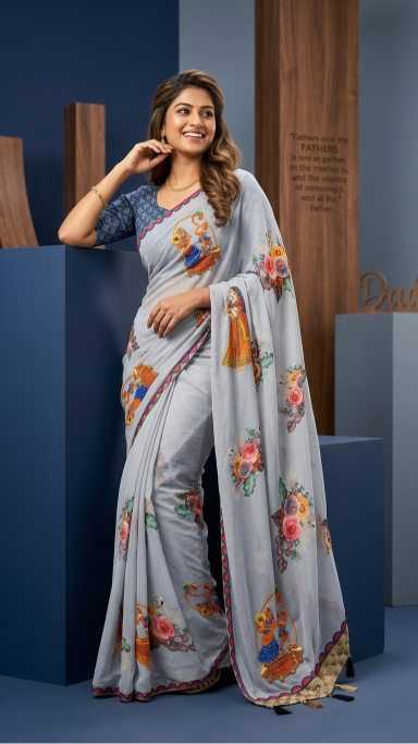Printed Saree