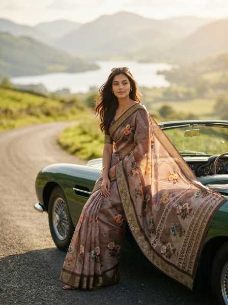 Jacquard Saree