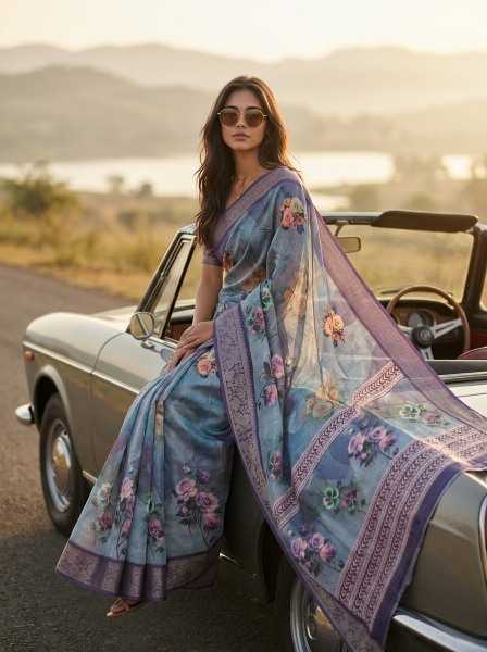 Jacquard Saree