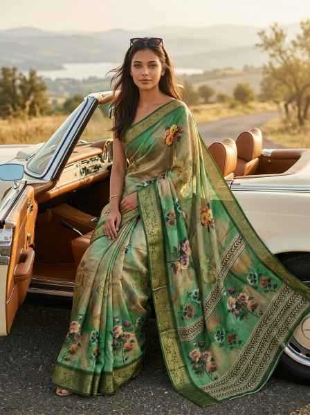 Jacquard Saree