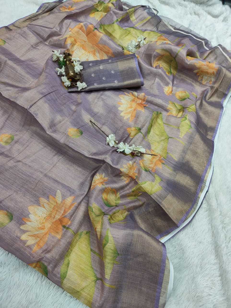 Printed Silk Saree