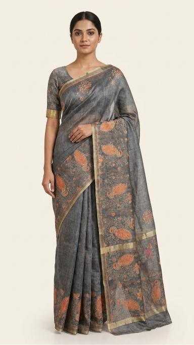 Printed Saree