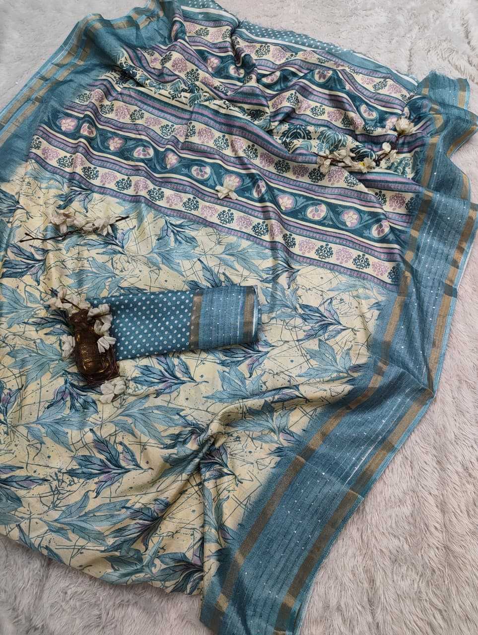 Soft Dola Sequence Saree